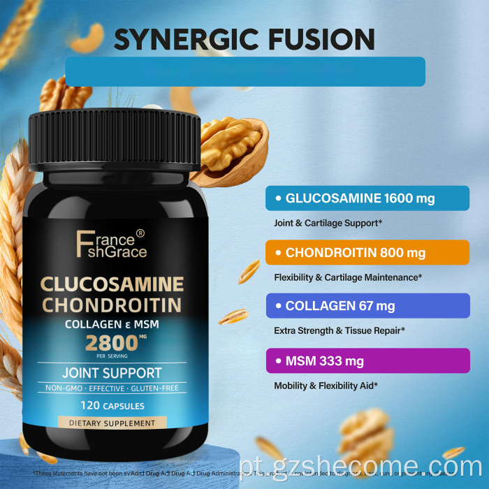 Suplemento de glucosamina condroitina vitamina extra